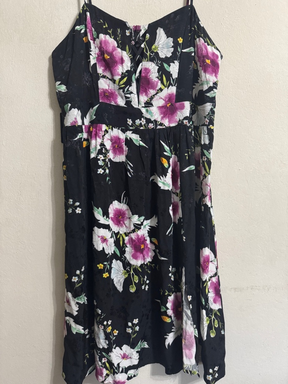 EXPRESS Floral Spaghetti Strap Dress Size L NWT
